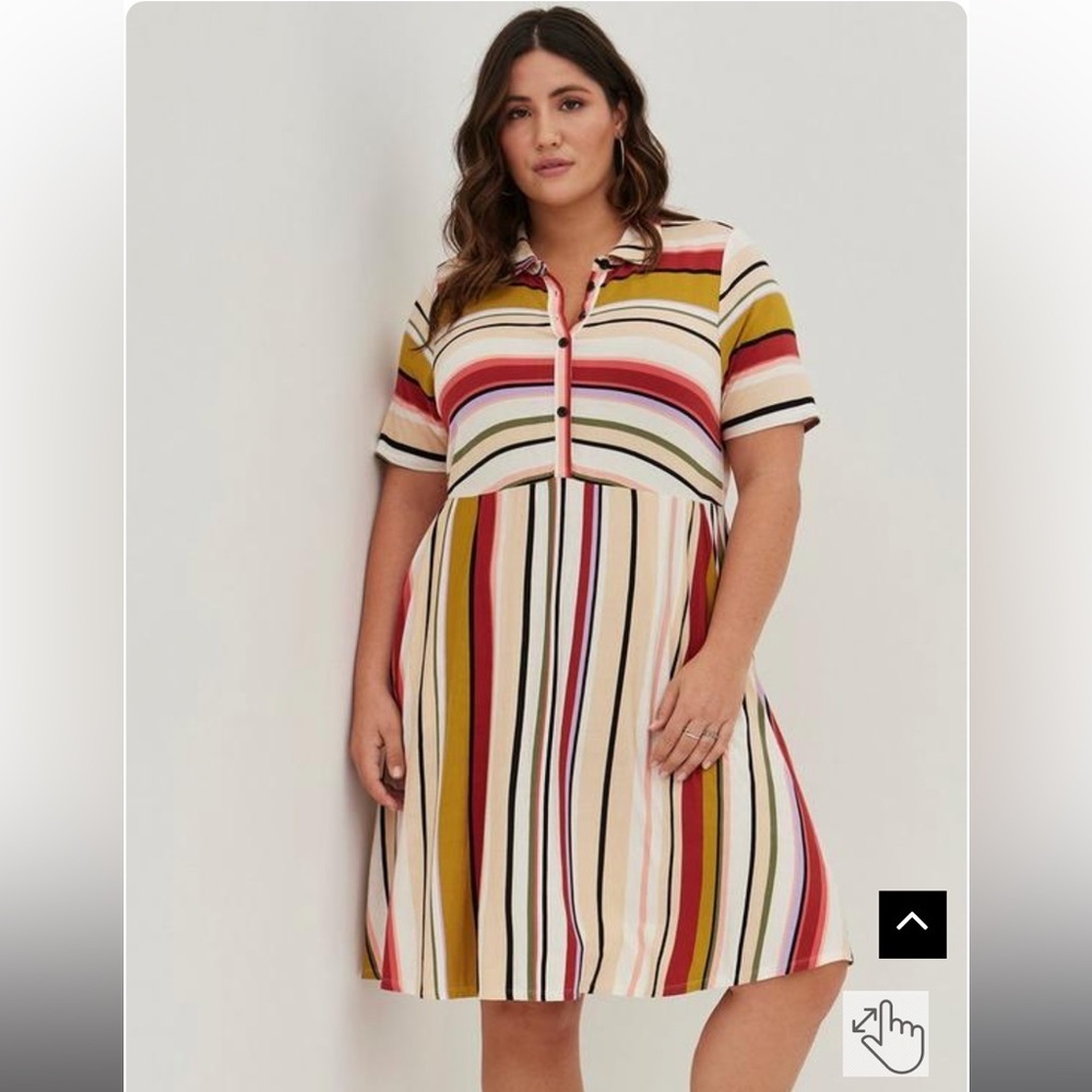 Striped Multicolor Women's Dress
